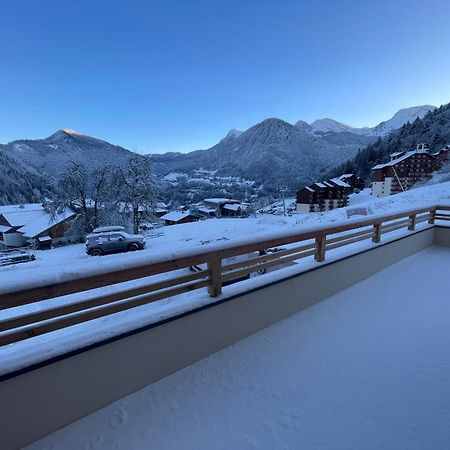 Dans Residence Neuve Le Snow Roc Sur Les Pistes, Grand Studio Cosy 5 Pers Avec Terrasse Panoramique, Sauna, Wifi Saint-Jean-dʼAulps Extérieur photo