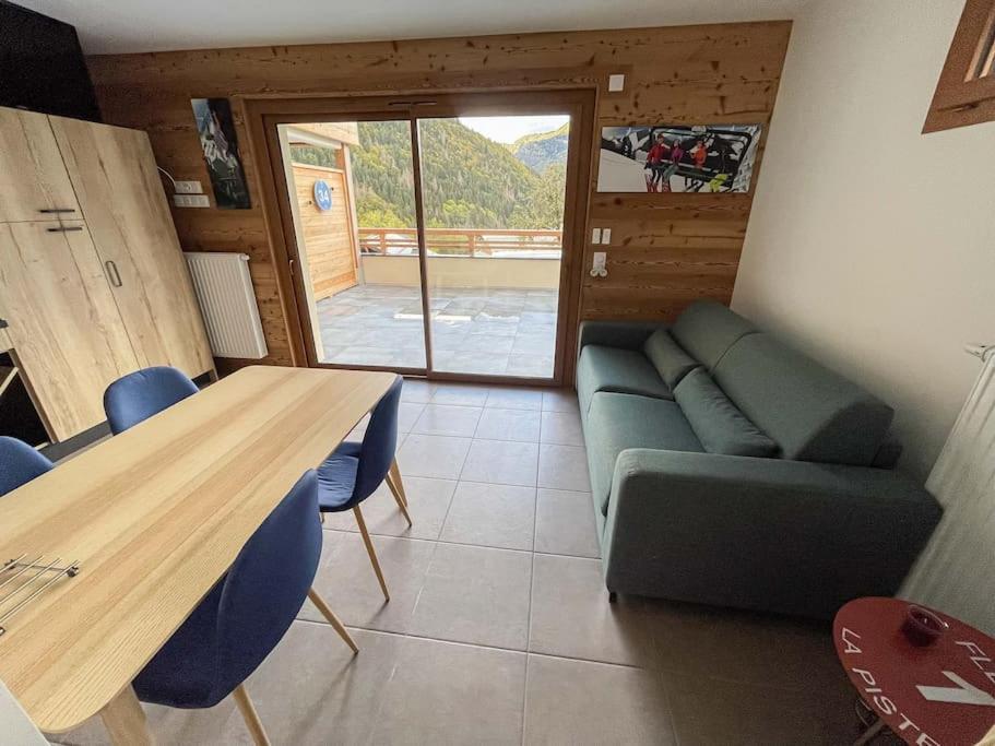 Dans Residence Neuve Le Snow Roc Sur Les Pistes, Grand Studio Cosy 5 Pers Avec Terrasse Panoramique, Sauna, Wifi Saint-Jean-dʼAulps Extérieur photo