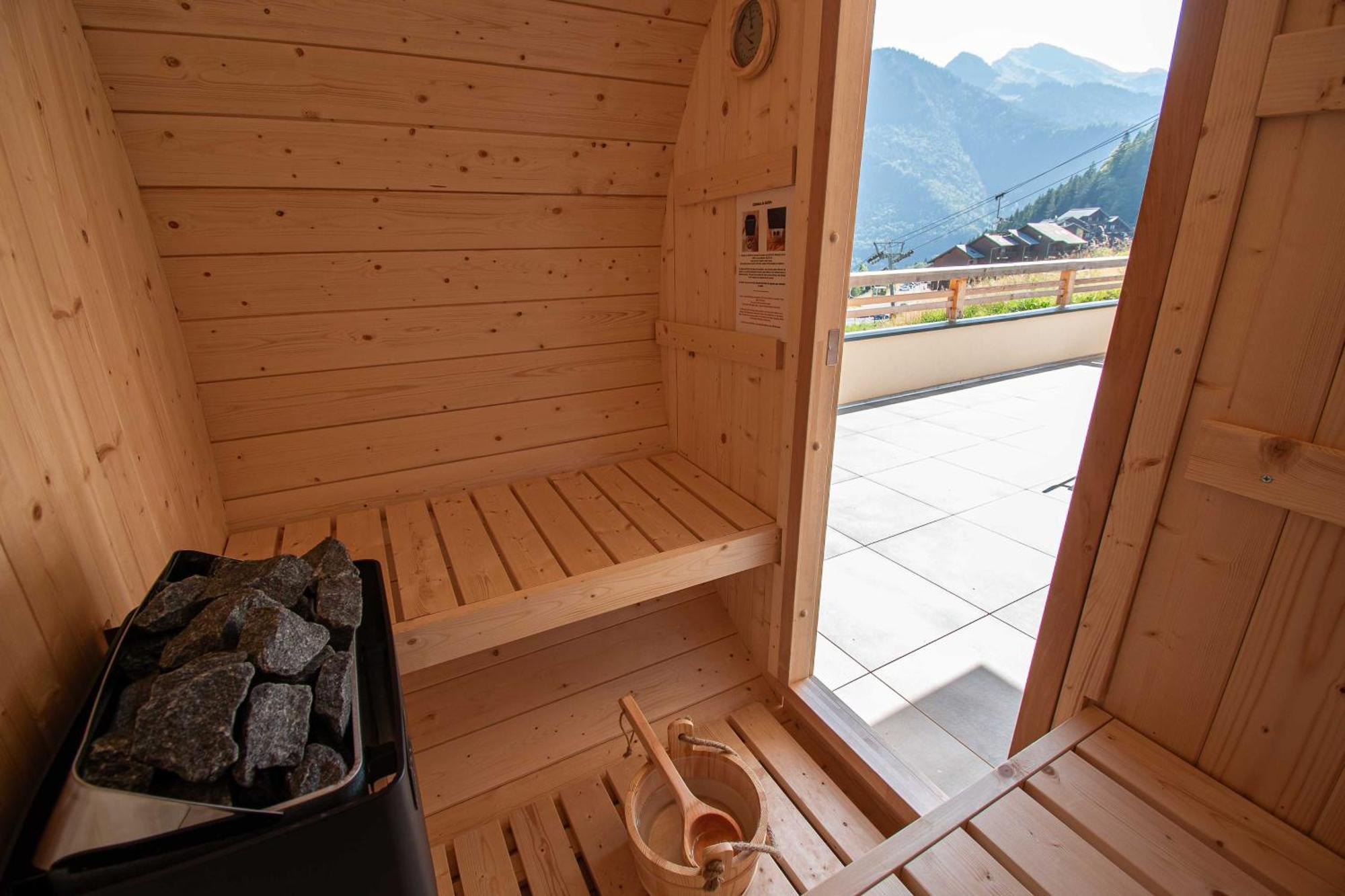 Dans Residence Neuve Le Snow Roc Sur Les Pistes, Grand Studio Cosy 5 Pers Avec Terrasse Panoramique, Sauna, Wifi Saint-Jean-dʼAulps Extérieur photo